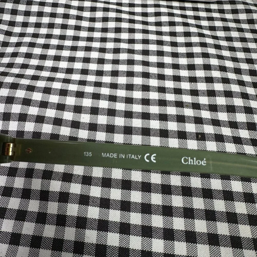 Chloé CE2605 Eyeglasses Rectangle Sage Green Made in Italy Frames Only